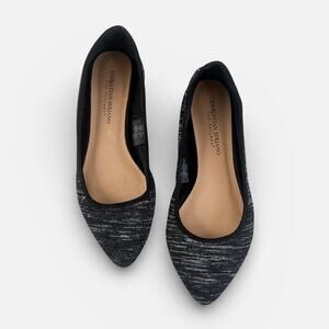 Christian Siriano Payless Pointy Toe HeatheredTextured Ballet Flats Sz 8.5